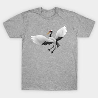 Snow crane(Ver.2) T-Shirt